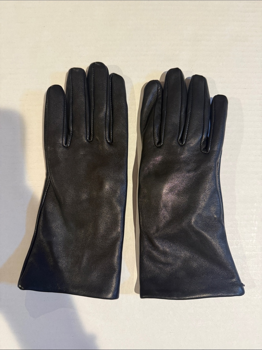 Quince Black Leather Women's Gloves